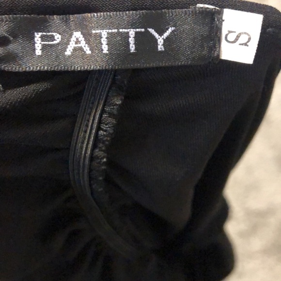 Sexy black tank top with lace open back size small - Picture 8 of 9